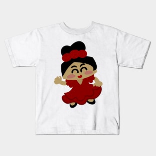 Flamenca Kawaii Kids T-Shirt